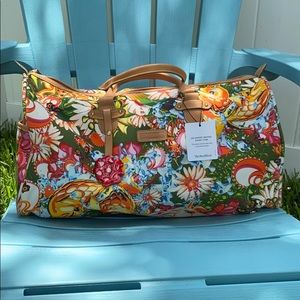 Rare Print Longchamp Tote